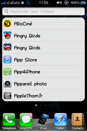 ListLauncher [Màj 1.1-1] : lancé vos application rapidement depuis le spotlight -