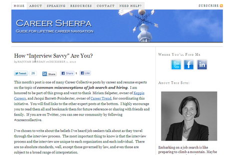 Interview avec Hannah Morgan, Career Strategist/Consultant et fondatrice de Career Sherpa