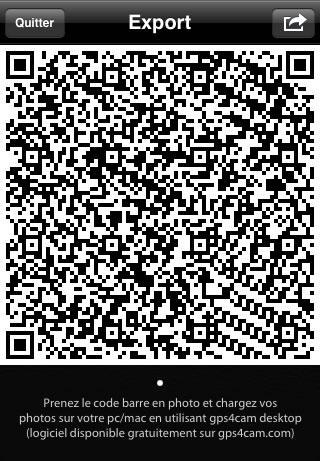 gps4cam, géotaguez vos photos sur iPhone