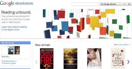 Google eBooks – La plus grande librairie en ligne avec 3 millions ouvrages en grande partie gratuit