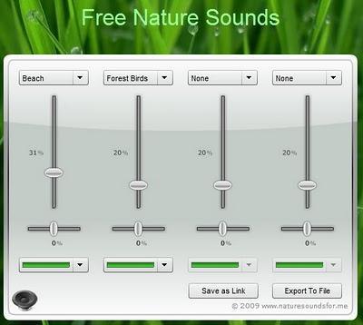 Nature Sounds: Les sons et les bruits de la nature en MP3