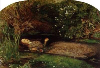 Millais, La Mort d'Ophélie, Tate Gallery, Londr...