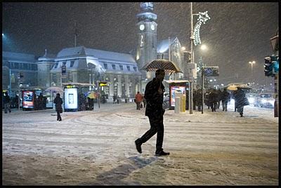 Neige battue en blanc