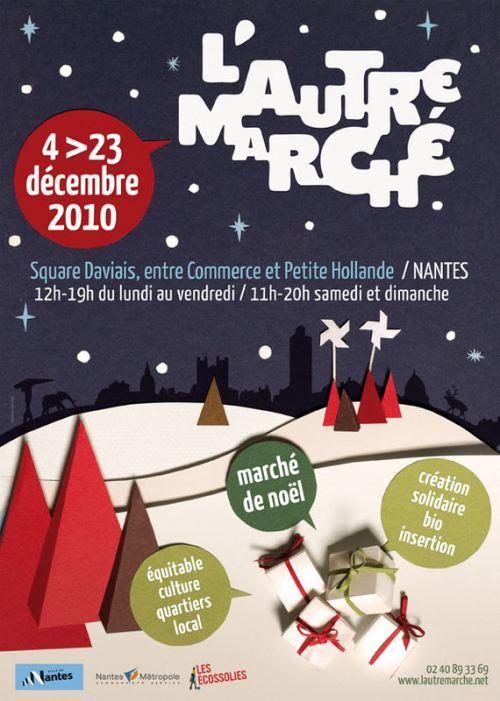 Papeterie et Marché de Noël à Nantes