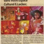 Dans le journal pour mes dédicaces de demain !