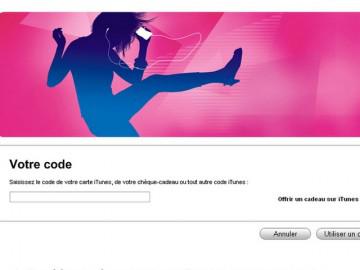 Les codes promos enfin utilisables avec un compte iTunes Store français