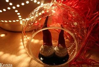 Lumières et petites décorations de Noël