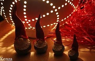 Lumières et petites décorations de Noël