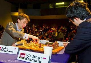 Echecs en Angleterre : McShane 1/2 Kramnik © wwwRay Morris-Hill