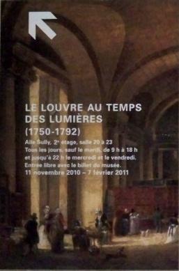 affiche Louvre Lumières