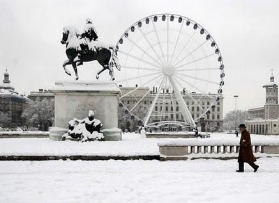 Europe sous la neige ..