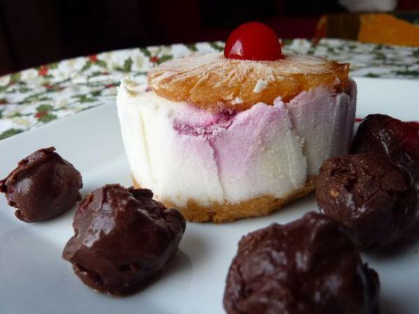 Parfait cheesecake au chocolat blanc et aux fruits rouges