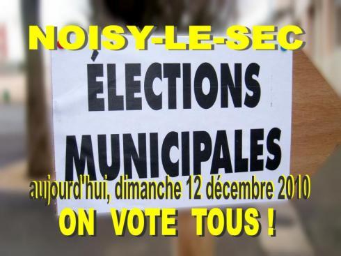 Noisy-le-Sec : Aujourd'hui, on vote tous !