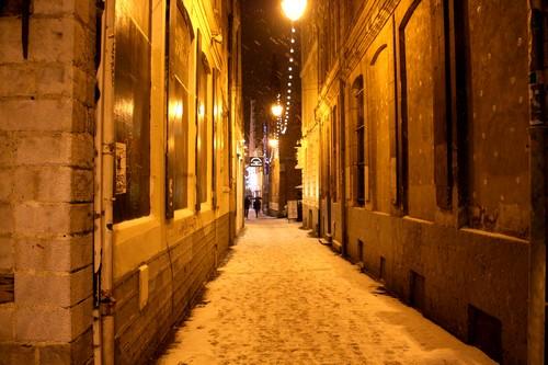 Lille by night en décembre.