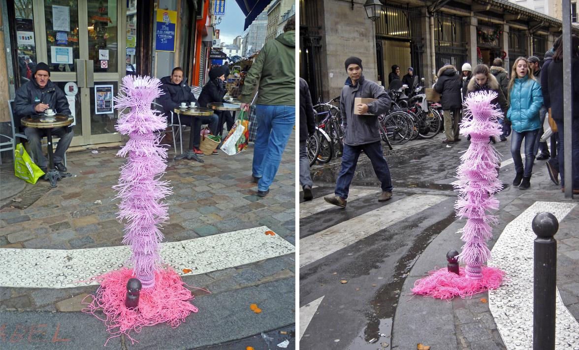 Potorose d'Aligre de Paule Kingleur / détournement urbain de Paris Label