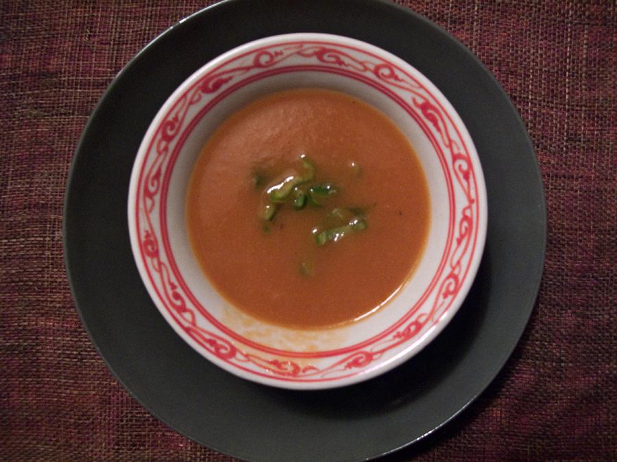 Le velouté de châtaignes aux noix