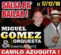 Miguel Gomez et Camilo Azuquita en concert salsa à la Chapelle des Lombards