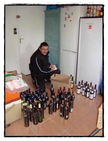 12 décembre 2010, la cave à vis se remplit....