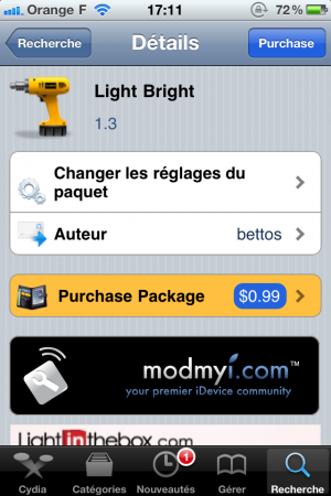 Light Bright 1.3 : Gérer la luminosité via les boutons latéraux !