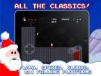 Un Père Noël qui la joue Super Mario sur iPad