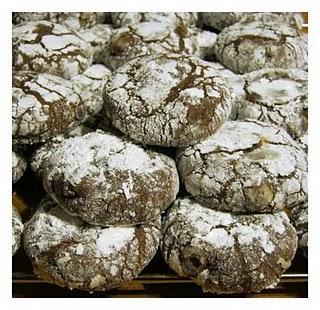 Craquelés au chocolat au lait et fudge