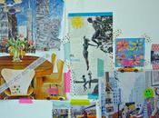 Moodboard collé avec masking tapes