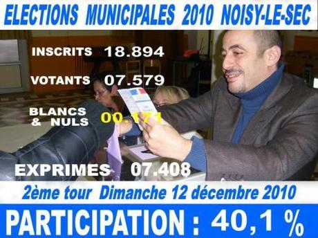 Noisy-le-Sec bascule à droite avec Laurent Rivoire (NC) et Olivier Deleu (UMP) : La vidéo de la soirée électorale