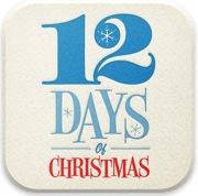 Application 12 jours de cadeaux de Noël iTunes disponible