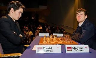 Echecs à Londres : Howell 0-1 Carlsen © Ray Morris-Hill