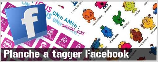 Planche a tagger Facebook