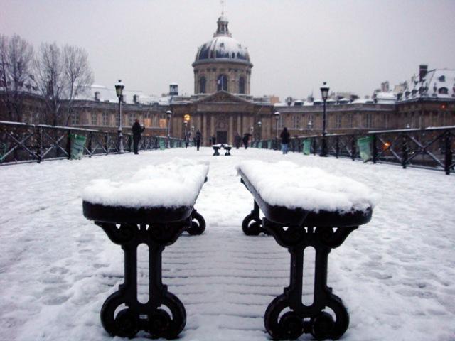Grosse neige à Paris !