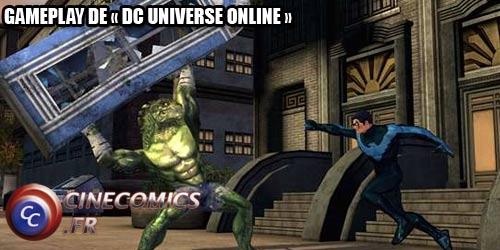 bande annonce du jeu vidéo DC UNIVERSE