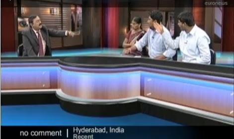 [Vidéo] Un débat télévisé se termine aux poings
