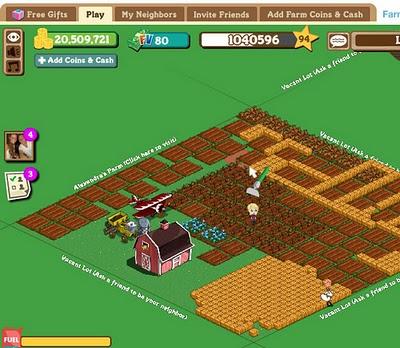 [jeux facebook] Astuce comment j’ai gagner de l’expérience dans Farmville