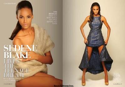 Sedene Blake dans  SHE Caribbean Magazine Winter 2010