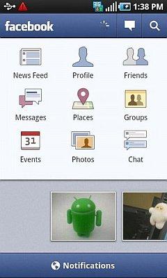 La nouvelle version de Facebook pour Android apporte le « chat ».