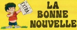 Bonne nouvelle