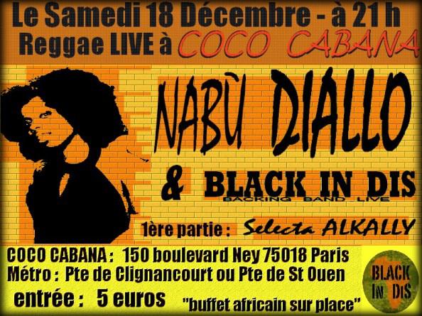 Coco Cabana : concert de Nabou Diallo !