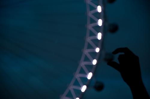 Mes photos – London Eye dans la main