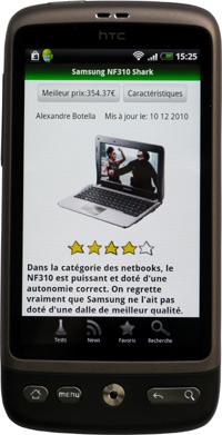 Les Numériques lâche leur application Android