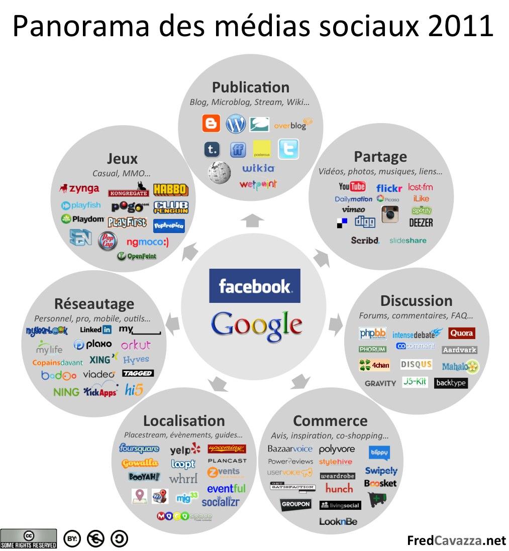 Panorama des réseaux sociaux en 2010