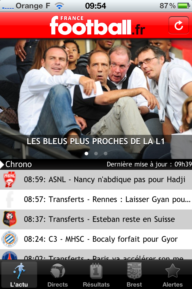 [iTunes] L’équipe.fr et France football, Gratuits pour les fêtes!