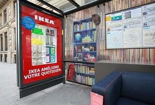 IKEA relooke les abribus