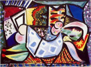 Femme étendue sur un canapé Picasso
