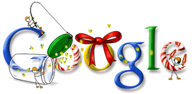 Logo de Google pendant les fêtes de Noël