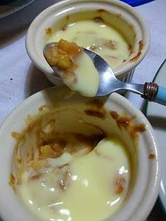 Ramequins de pommes poêlées au carambar et à la crème à la vanille