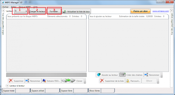 Formater un disque dur en WBFS sous Windows 7 avec WBFS Manager | À  Découvrir