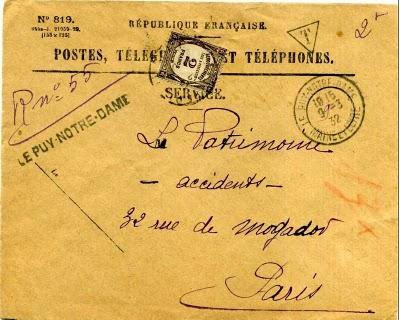 PHILATÉLIE PONOTE-1-DOCUMENT POSTAL - 1872 - Ce...