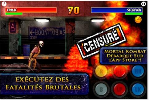 Ultimate Mortal Kombat 3 disponible pour iPhone