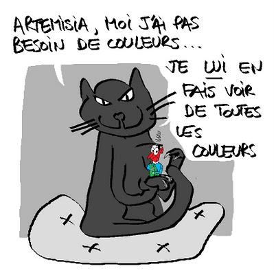 Noir sur blanc...